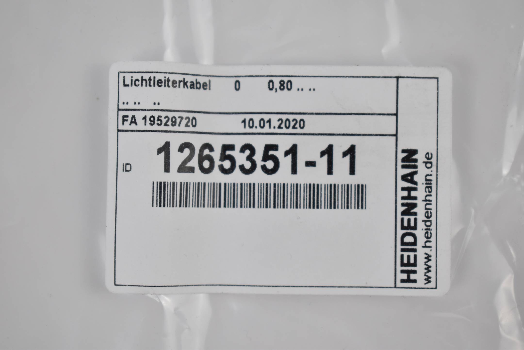 Heidenhain Lichtleiterkabel 1265351-11 ( 0,80 m ) | eBay