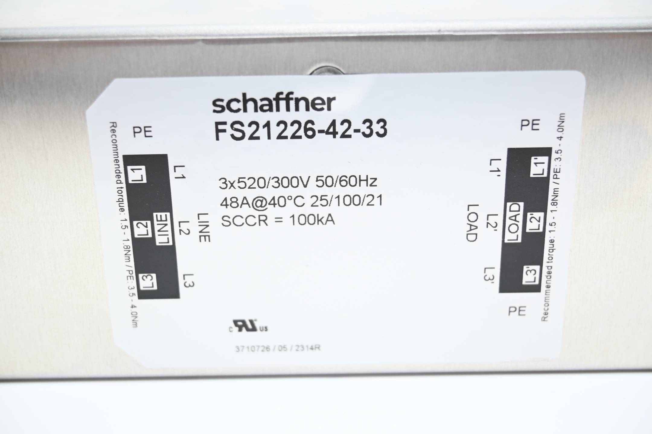 SEW Eurodrive Netzfilter NF 048-503 ( Schaffner FS21266-42