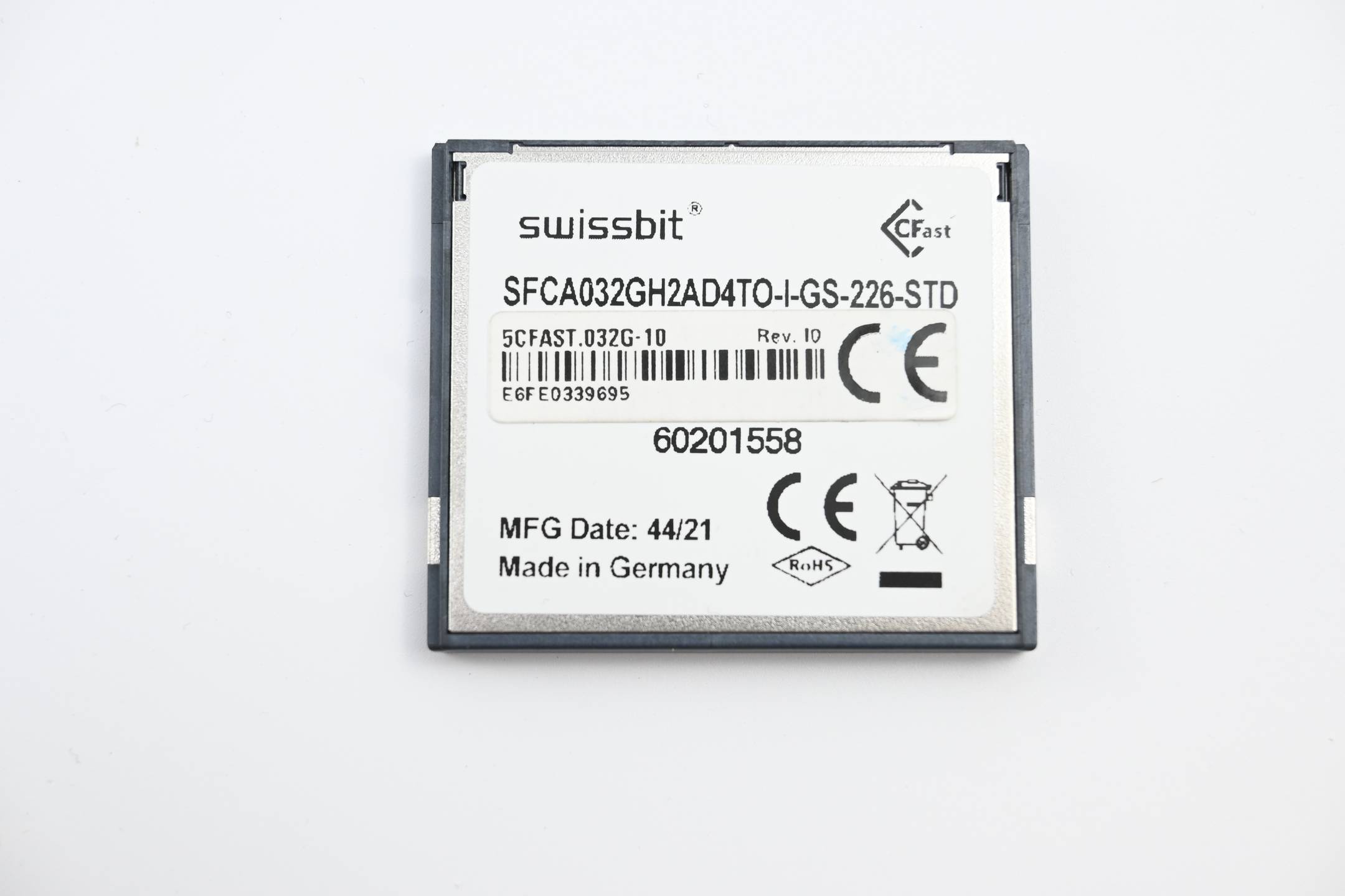 Swissbit CFast Card 32GB SFCA032GH2AD4TO-I-GS-226-STD B&R 5CFAST