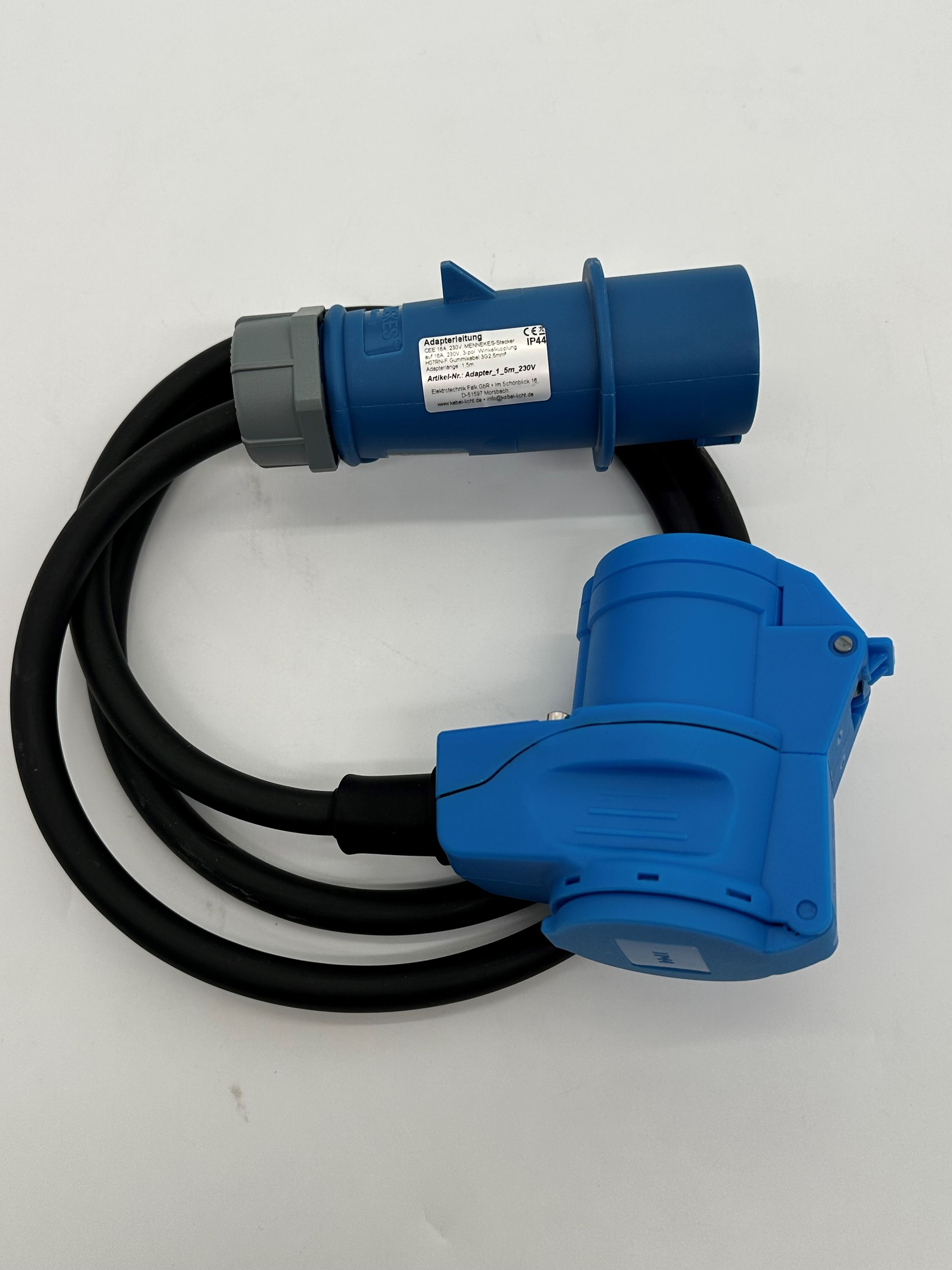Wasserdichtes CEE Verlängerungskabel Für Camping & Caravan – IP67, 3x2,5mm², 16A, 35m – Made In Germany