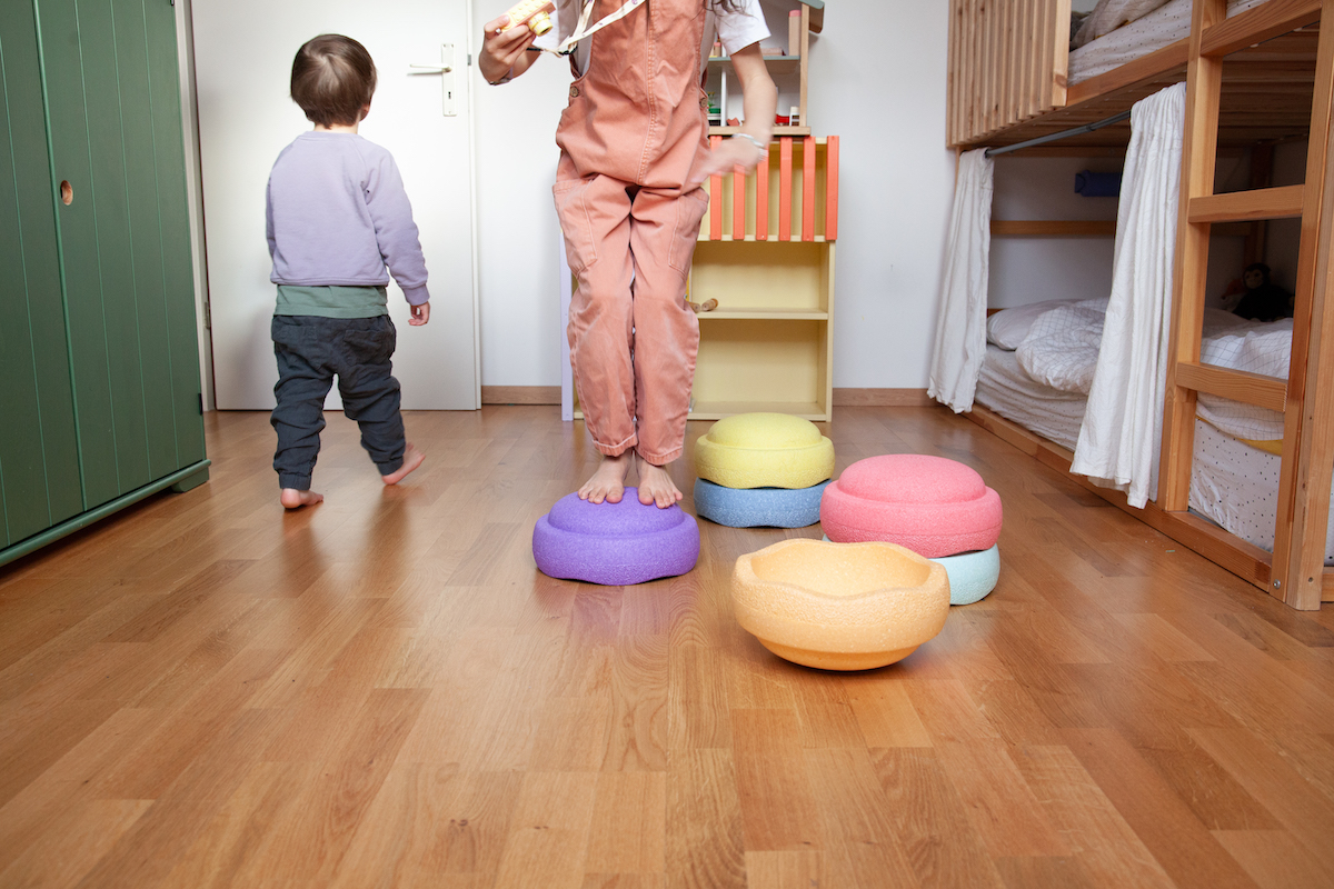 Stapelstein 6er Set Rainbow Pastel 