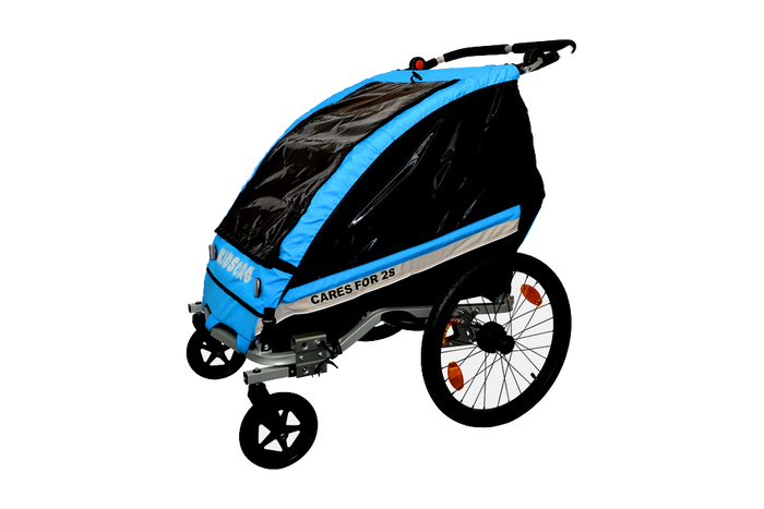 KidsCab Cares for 2S Fahrradanhänger 2-in-1