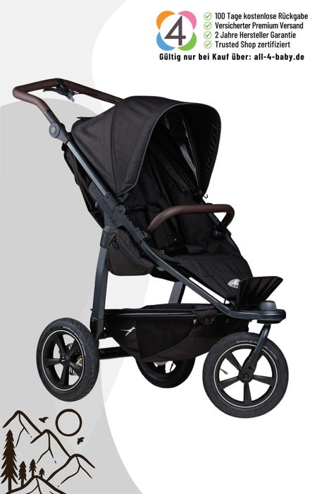 TFK Mono 2 - Sportkinderwagen mit Luftrad-Set