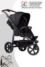TFK Mono 2 - Sportkinderwagen mit Luftkammerrad-Set