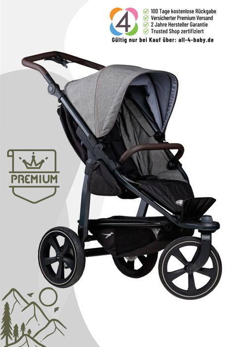 TFK Mono 2 - Sportkinderwagen mit Luftkammerrad-Set - Premium Edition