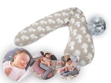 Theraline Stillkissen "Das Original" Polyester Hohlfaser Bezug 190 cm