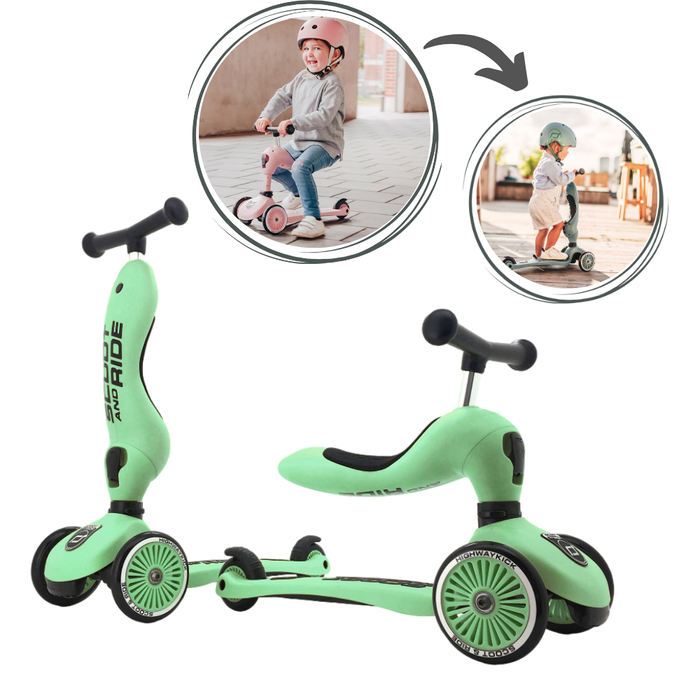 Scoot&Ride Highwaykick 1 - Rutscherfahrzeug und Scooter in einem!