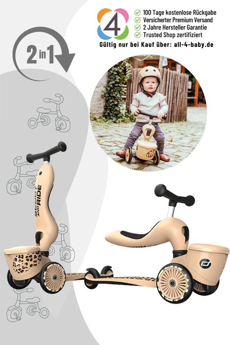Scoot and Ride Highwaykick 1 Lifestyle - Rutscherfahrzeug und Scooter