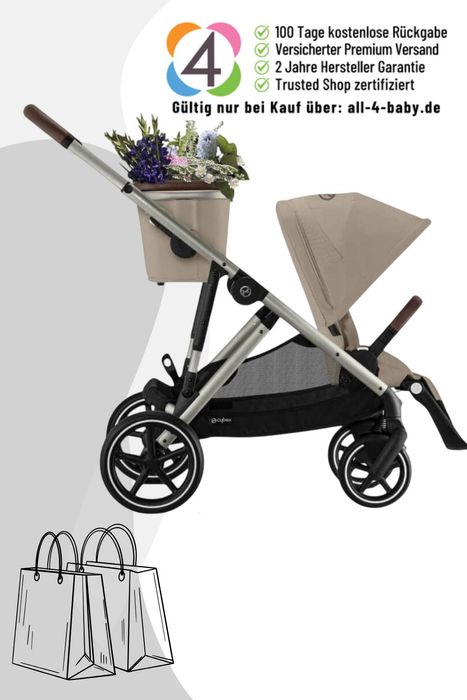 Cybex Gazelle S Kinderwagen / Geschwisterwagen / Zwillingswagen