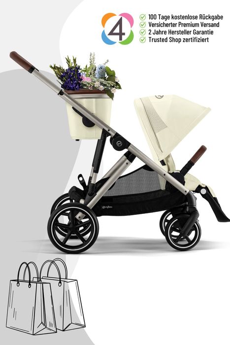 Cybex Gazelle S Kinderwagen / Geschwisterwagen / Zwillingswagen
