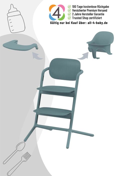 Cybex Lemo 2.0 3in1 Hochstuhl Set mit Babyset