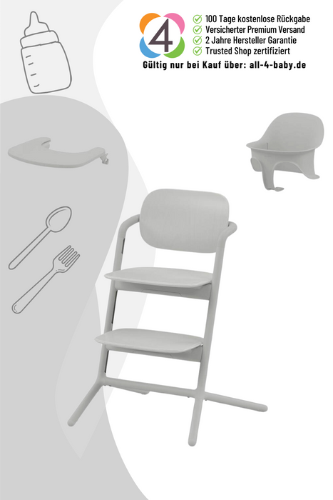 Cybex Lemo 2.0 3in1 Hochstuhl Set mit Babyset