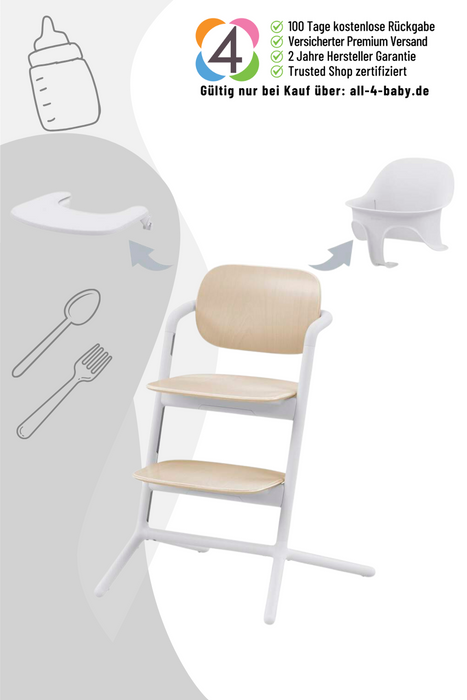 Cybex Lemo 2.0 3in1 Hochstuhl Set mit Babyset