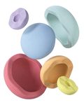 Stapelstein Inside Rainbow Pastel 6er Set - (light violet/light blue/mint/light yellow/light orange/light red)