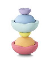 Stapelstein Inside Rainbow Pastel 6er Set - (light violet/light blue/mint/light yellow/light orange/light red)