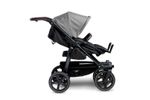TFK Duo 2 Kombikinderwagen mit Luftkammer Radset (Gestell + 2 Kombieinheiten)  / Zwillingswagen / Geschwisterwagen