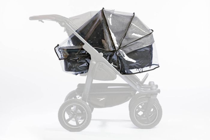 TFK Regenschutz für Duo 2 Kombikinderwagen oder Sportkinderwagen