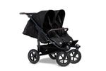 TFK Duo 2 Sportkinderwagen mit Luftrad Set (Gestell + 2 Sportsitze) / Zwillingswagen / Geschwisterwagen