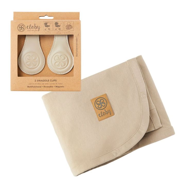 Cloby UV Decke im Set mit Magnet Clips + Sun Protection Blanket