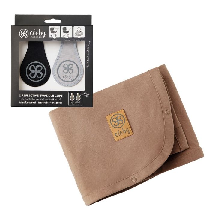 Cloby UV Decke im Set mit Magnet Clips + Sun Protection Blanket