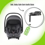 Britax Römer Baby-Safe Core Babyschale inkl. Baby-Safe Core Isofix Base - 0 - 13 kg, von Geburt bis ca. 15 Monate / von 40 – 85 cm