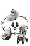 Britax Römer Smile 5Z - 5-in-1 Set Kombikinderwagen inkl. Babywanne, Babysafe Pro und Babyschalen Adapter