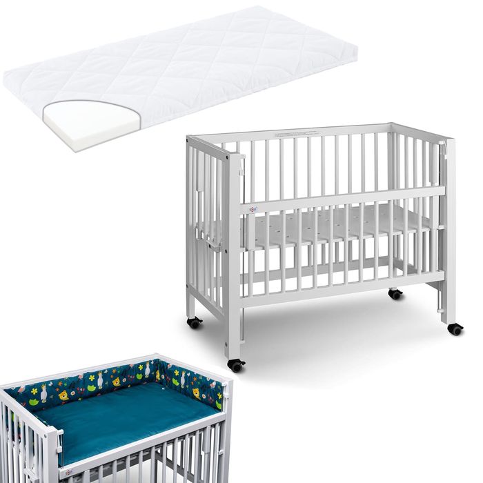 Tissi Anstellbett / Beistellbett Sophie inkl. Matratze und Nestchen