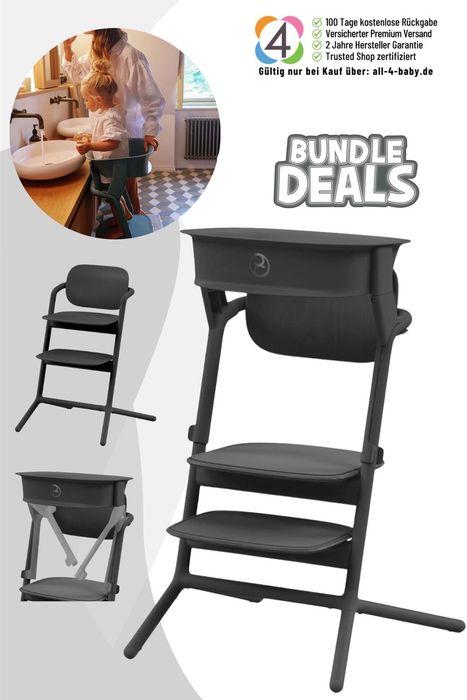 Cybex Lemo Hochstuhl inkl. Learning Tower / Lernturm-Aufsatz