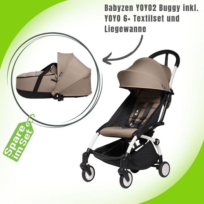 Babyzen YOYO2 Buggy inkl. YOYO 6+ Textilset und Liegewanne / Kombikinderwagen