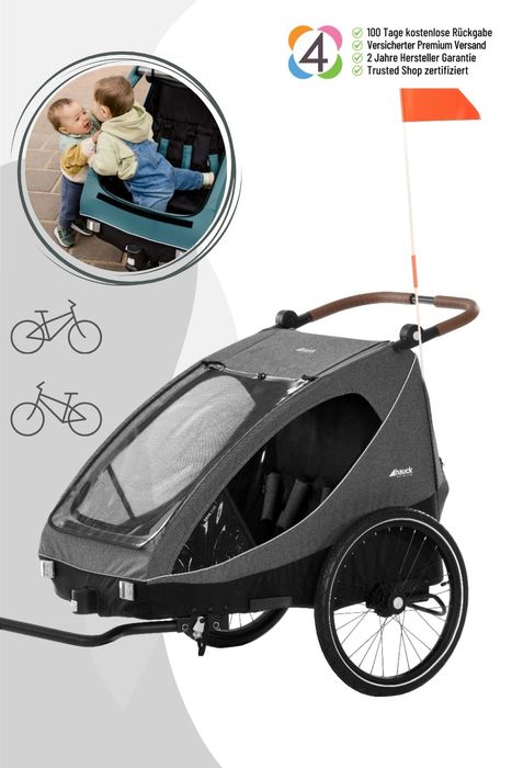 Hauck Dryk Duo / Fahrradanhänger und Buggy