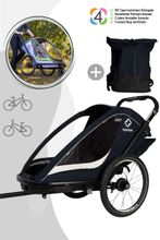Hamax Breeze One Kinderfahrradanhänger für 1 Kind