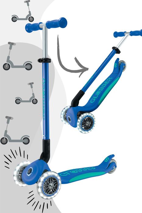 Globber Primo Foldable Plus Light - 3 Wheels Scooter