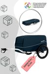 CROOZER Cargo Tuure inkl. Kupplung - Farbe: Blueberry Blue