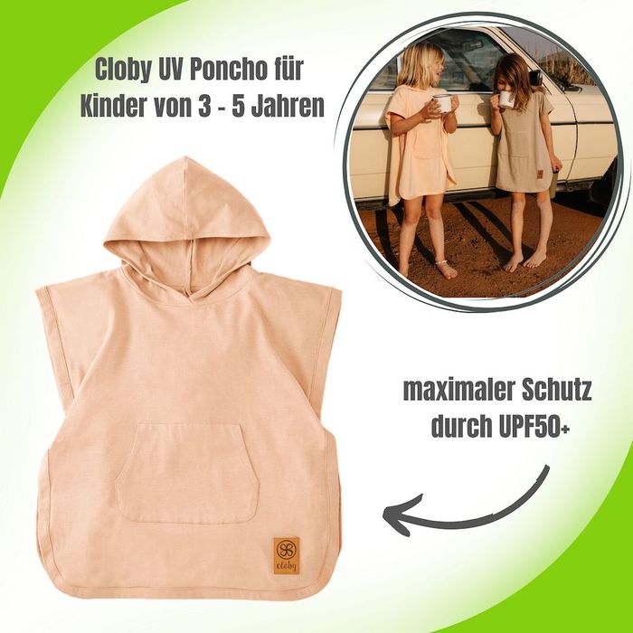 Cloby UV Poncho - Größe 3-5 Jahre