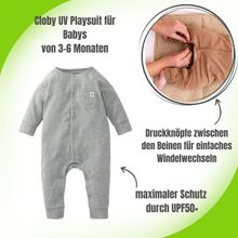 Cloby UV Playsuit / Strampler - Größe: 3 - 6 Monate (62/68)