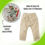 Cloby UV Jogger Pants / UV Hose - Größe: 6 - 12 Monate (68-80)