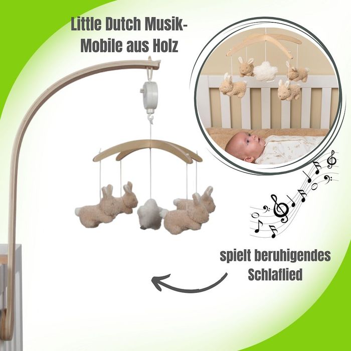 Little Dutch Musik-Mobile aus Holz mit Musik