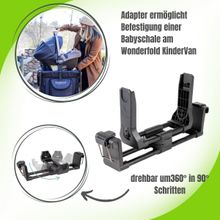 Wonderfold W4 Babyschalen-Adapter / Car Seat Adapter