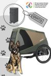 CROOZER Dog Mikke Fahrradanhänger inkl. gratis Pet Genie Hundekot-Entsorgungssystem