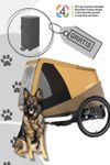 CROOZER Dog Mikke Fahrradanhänger inkl. gratis Pet Genie Hundekot-Entsorgungssystem