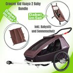 Croozer Kid Vaaya 2 Baby Bundle - Farbe: Blossom Red