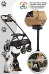 Tavo 3-in-1 Haustierschutz-System Small (Buggygestell mit Autositz)