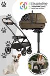 Tavo 3-in-1 Haustierschutz-System Medium (Buggygestell mit Autositz)