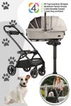 Tavo 3-in-1 Haustierschutz-System Medium (Buggygestell mit Autositz)