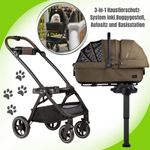 Tavo 3-in-1 Haustierschutz-System Medium (Buggygestell mit Autositz)
