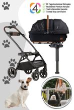 Tavo 3-in-1 Haustierschutz-System Medium (Buggygestell mit Autositz)