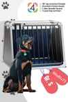 4pets Dog Box ECO 4 Black Hunde-Transportbox bis zu 50 kg in 2 Größen