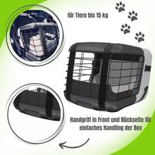 4Pets Dog Caree Transportbox für Haustiere bis 15 kg