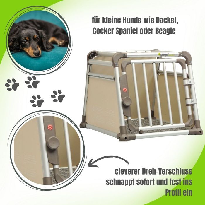 4pets Dog Box ComfortLine One Gr. S Hundebox für kleine Hunde