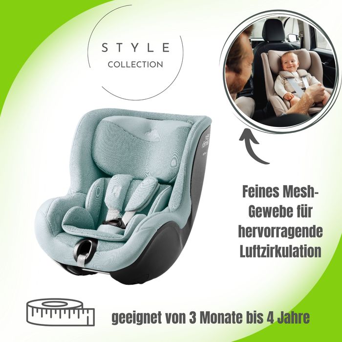 Britax Römer Dualfix 5Z Kindersitz - ab 61 cm - 105 cm